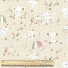 Printed Cotton NUBIO Cream / Pastel Multicolored